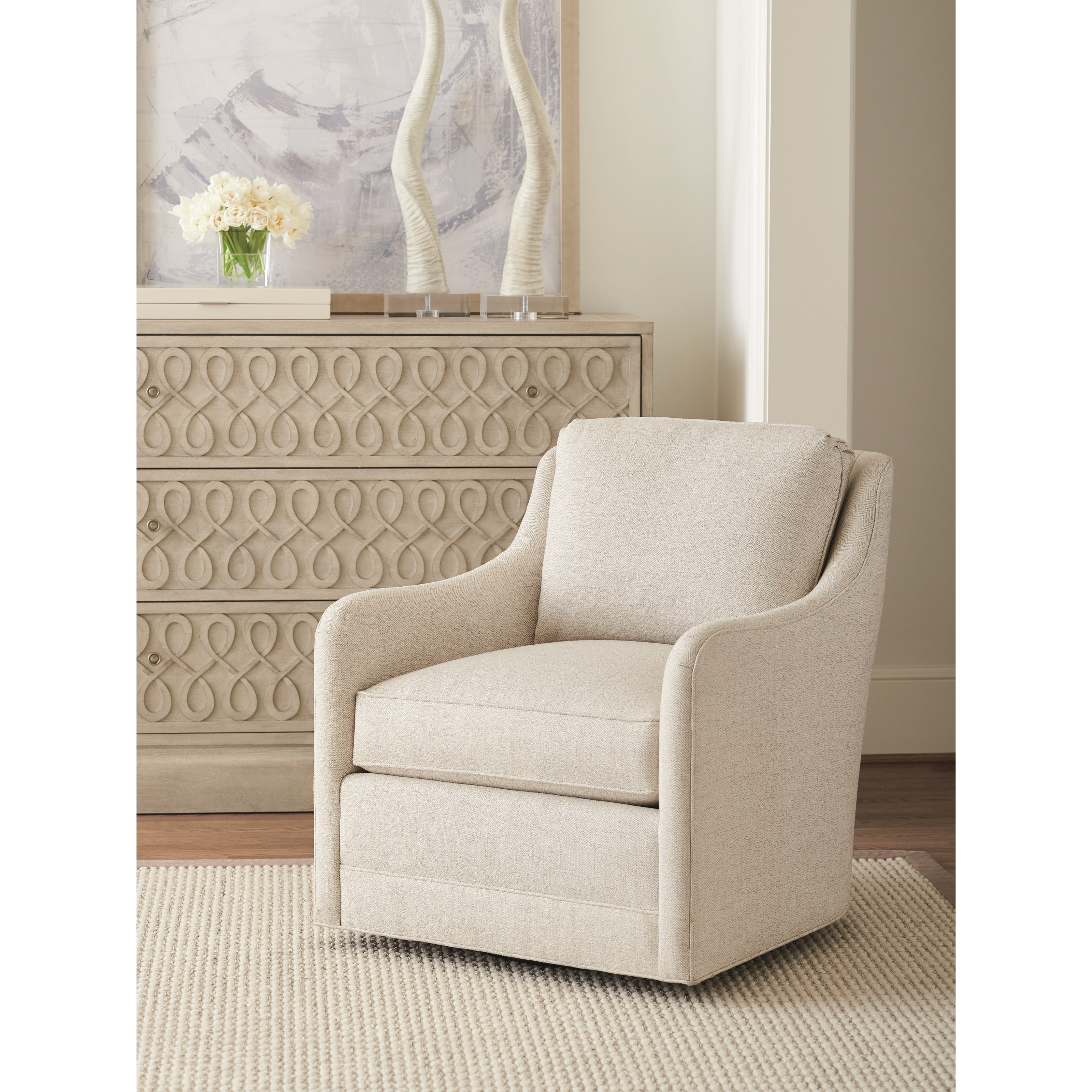 Barclay Butera Barclay Butera Upholstery Glenhaven Swivel Chair