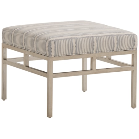 Lucca Metal Ottoman