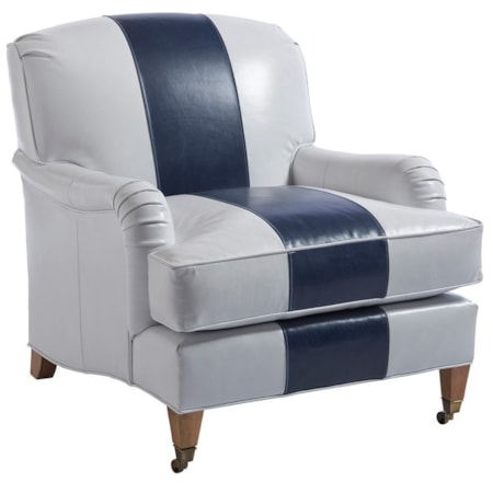 Sydney Chair With Brass Caster