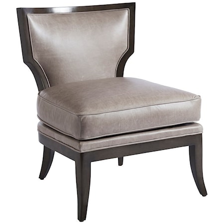 Halston Contemporary Armless Accent Chair