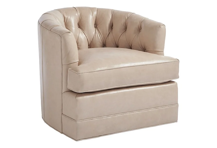 Barclay Butera Upholstery Cliffhaven Swivel Chair by Barclay Butera at Z & R Furniture