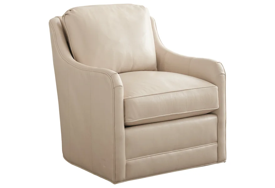 Barclay Butera Upholstery Glenhaven Swivel Chair by Barclay Butera at Z & R Furniture