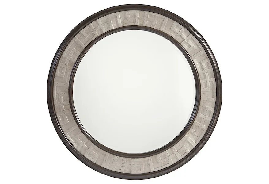 Brentwood Georgina Round Mirror by Barclay Butera at Esprit Decor Home Furnishings