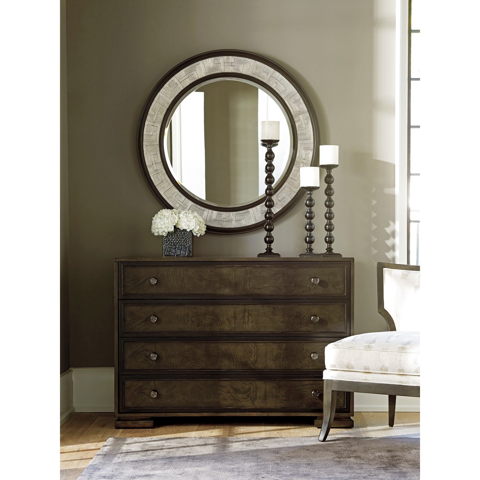 Barclay Butera Brentwood Georgina Round Mirror