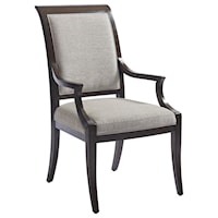 Kathryn Arm Chair in Atwood Gray Fabric