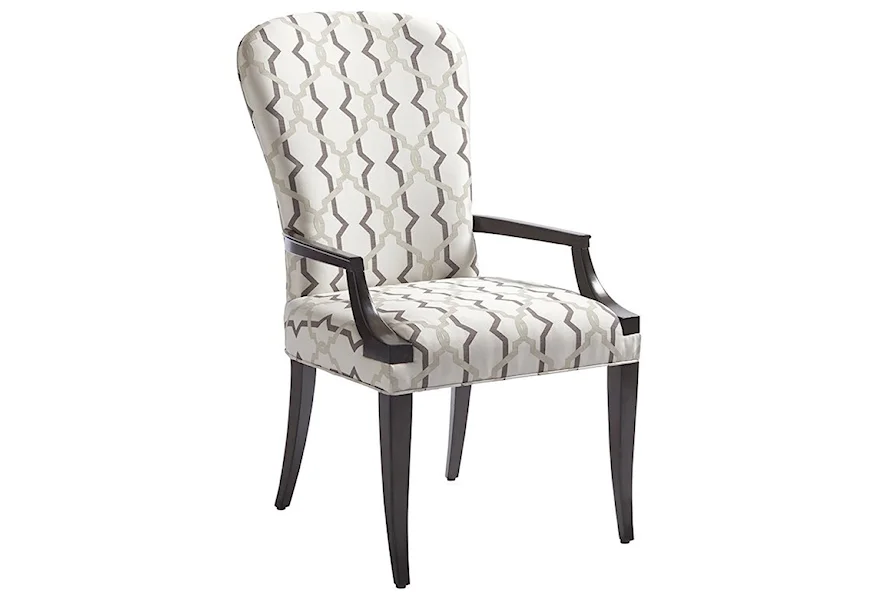 Brentwood Schuler Upholstered Arm Chair (Custom) by Barclay Butera at Esprit Decor Home Furnishings