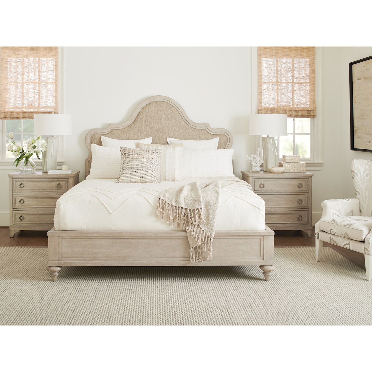 Barclay Butera Malibu California King Bedroom Group