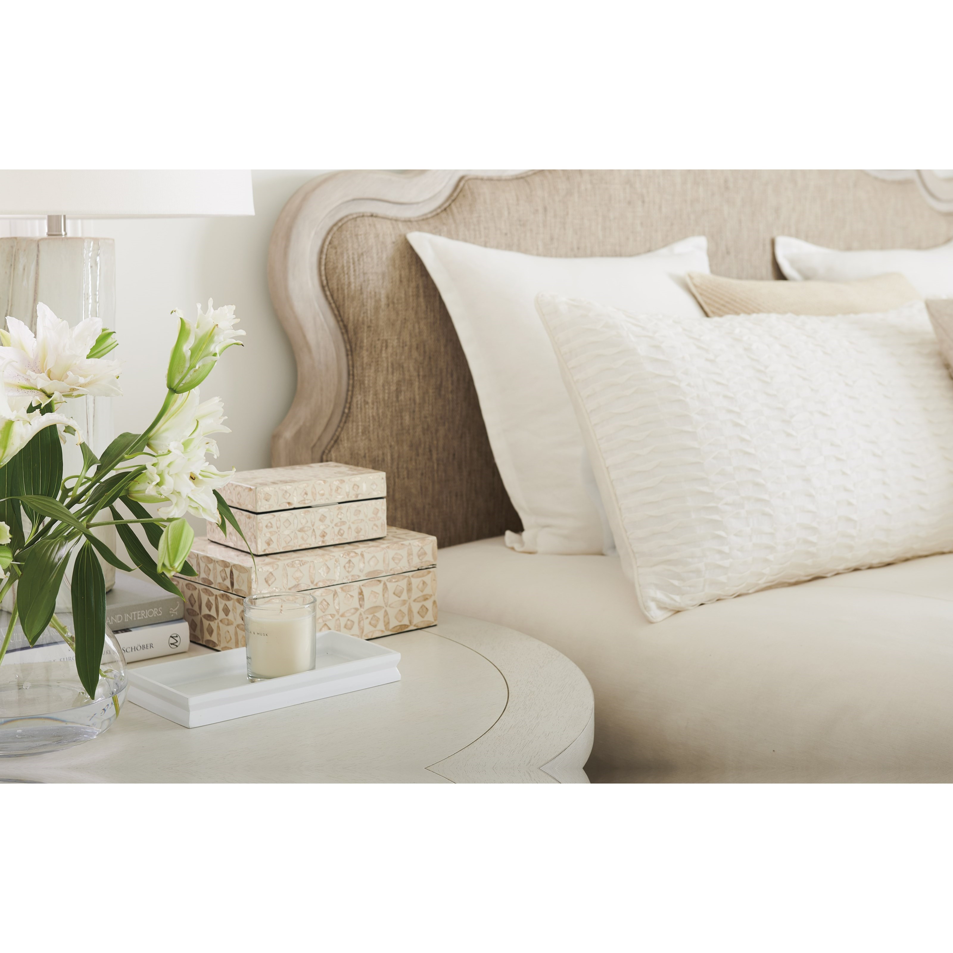 Zuma Upholstered Panel Bed King