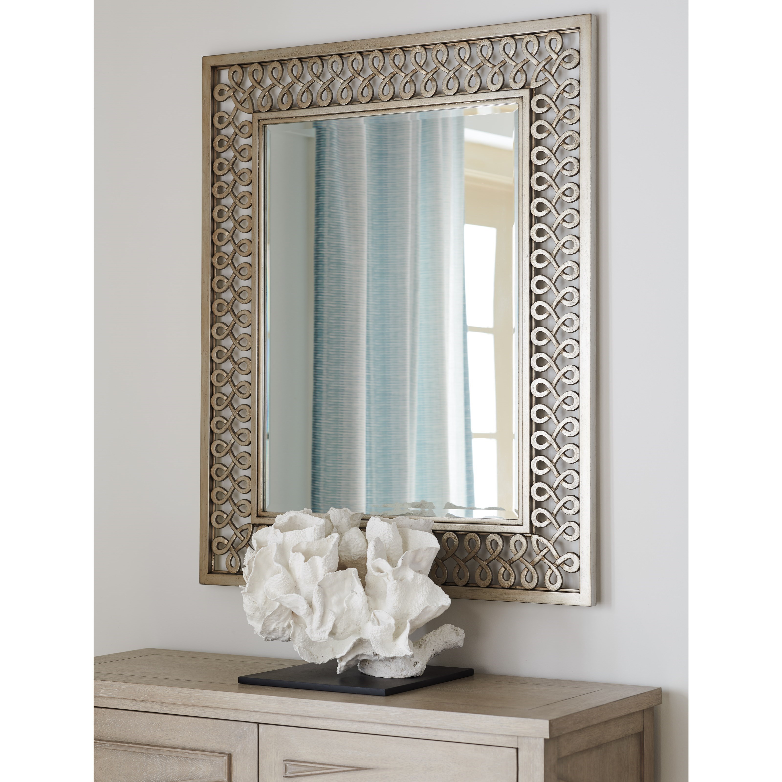 Barclay Butera Malibu Manzanita Metal Mirror