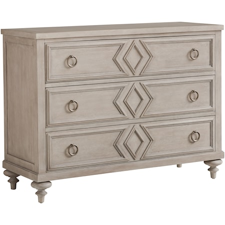 Viewpoint 3-Drawer Single Dresser with Diamond Drawer Fronts