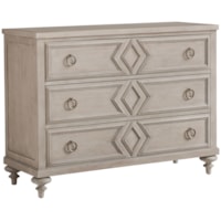 Viewpoint 3-Drawer Single Dresser with Diamond Drawer Fronts