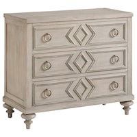 Costera 3-Drawer Bachelors Chest with Diamond Drawer Fronts