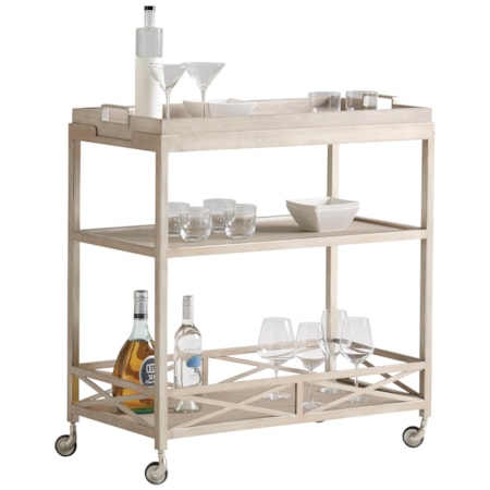 Anacapa Metal Bar Cart