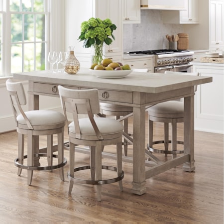 5-Piece Counter Height Dining Set