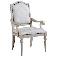 Aidan Upholstered Arm Chair with Customizable Fabric