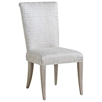 Serra Upholstered Side Chair with Customizable Fabric