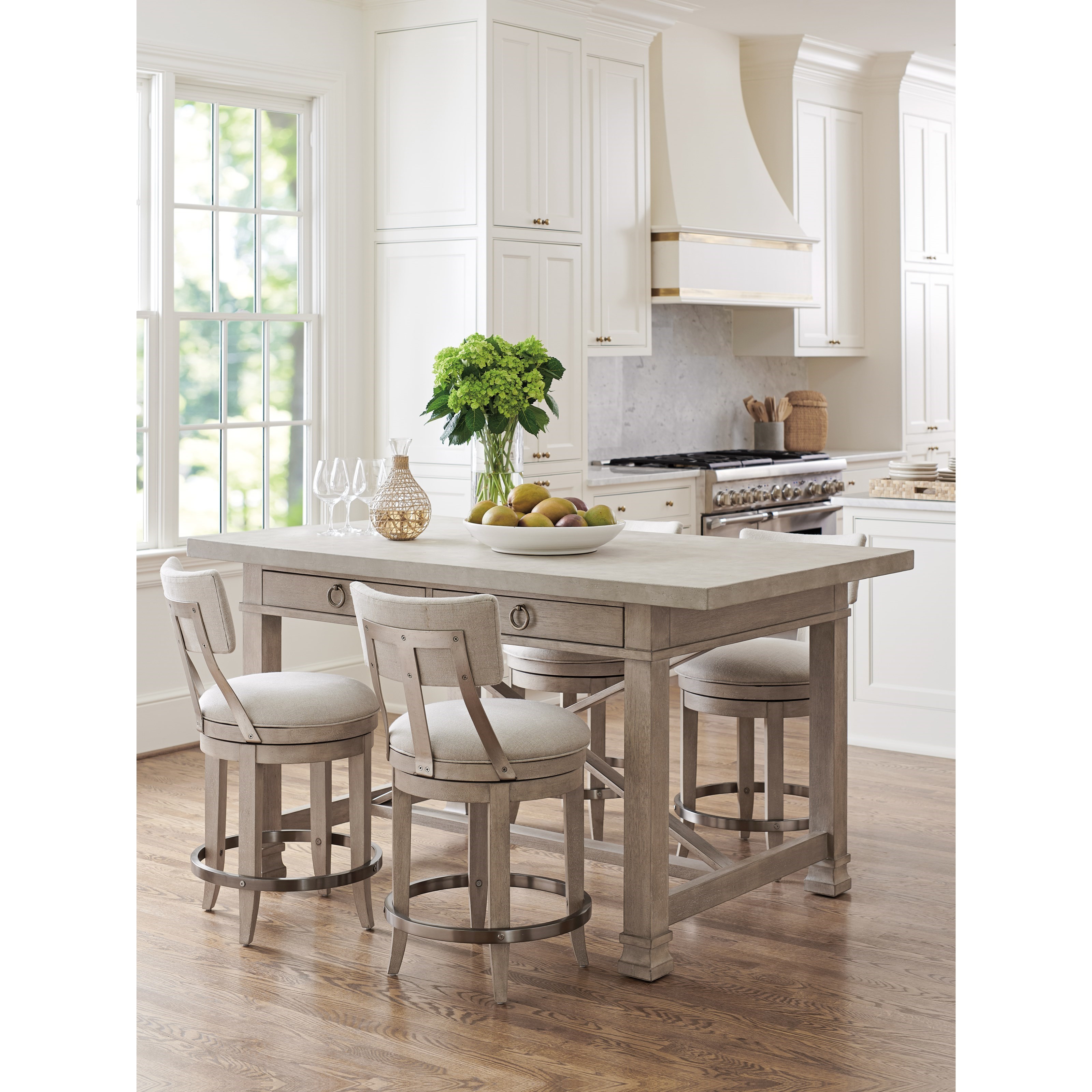 Cliffside Swivel Upholstered Counter Stool