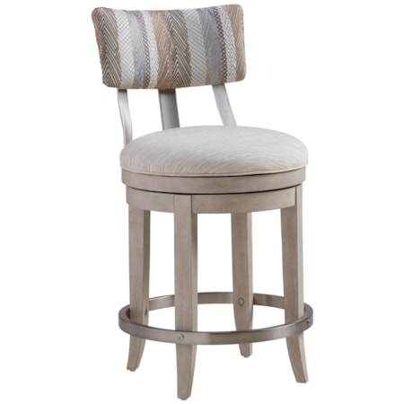 Cliffside Swivel Upholstered Counter Stool