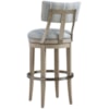 Barclay Butera Malibu Cliffside Swivel Upholstered Bar Stool