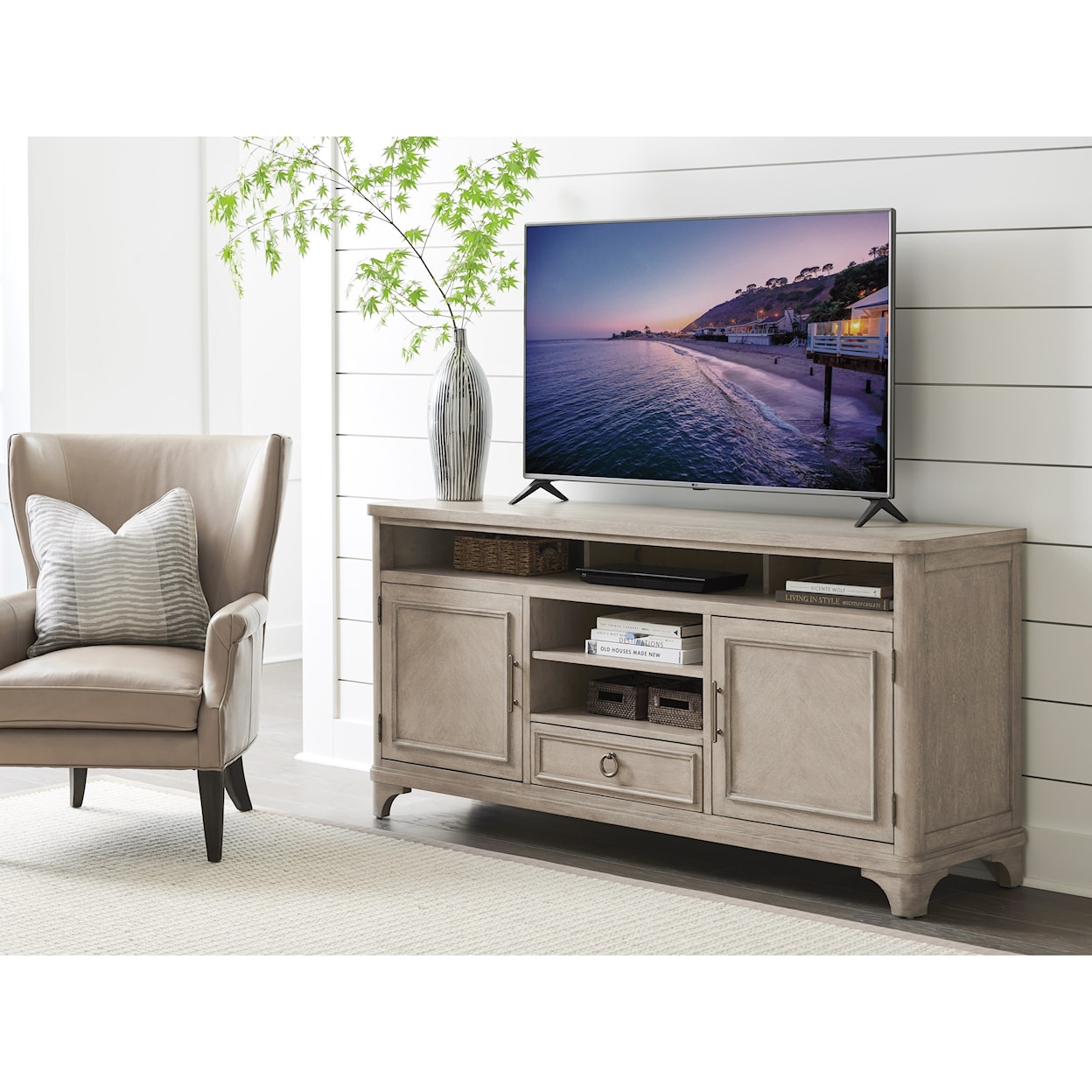 Barclay Butera Malibu Rocky Oaks Media Console