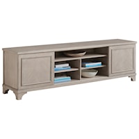 Geoffrey 88 Inch Media Console with Sliding Doors