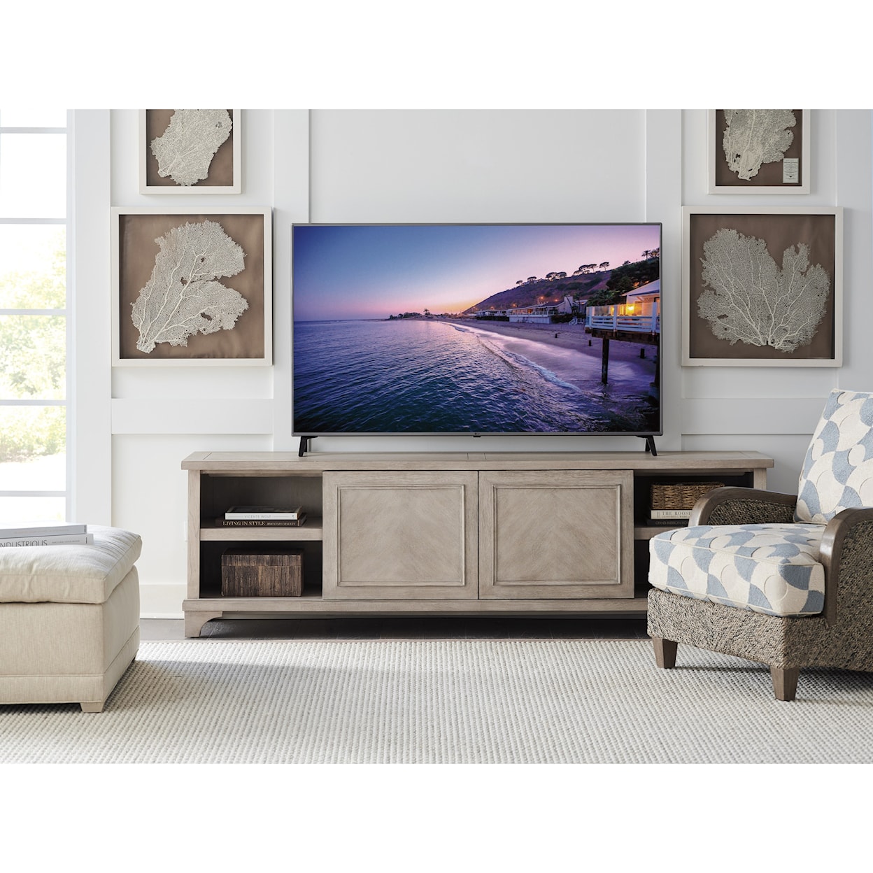 Barclay Butera Malibu Geoffrey Media Console