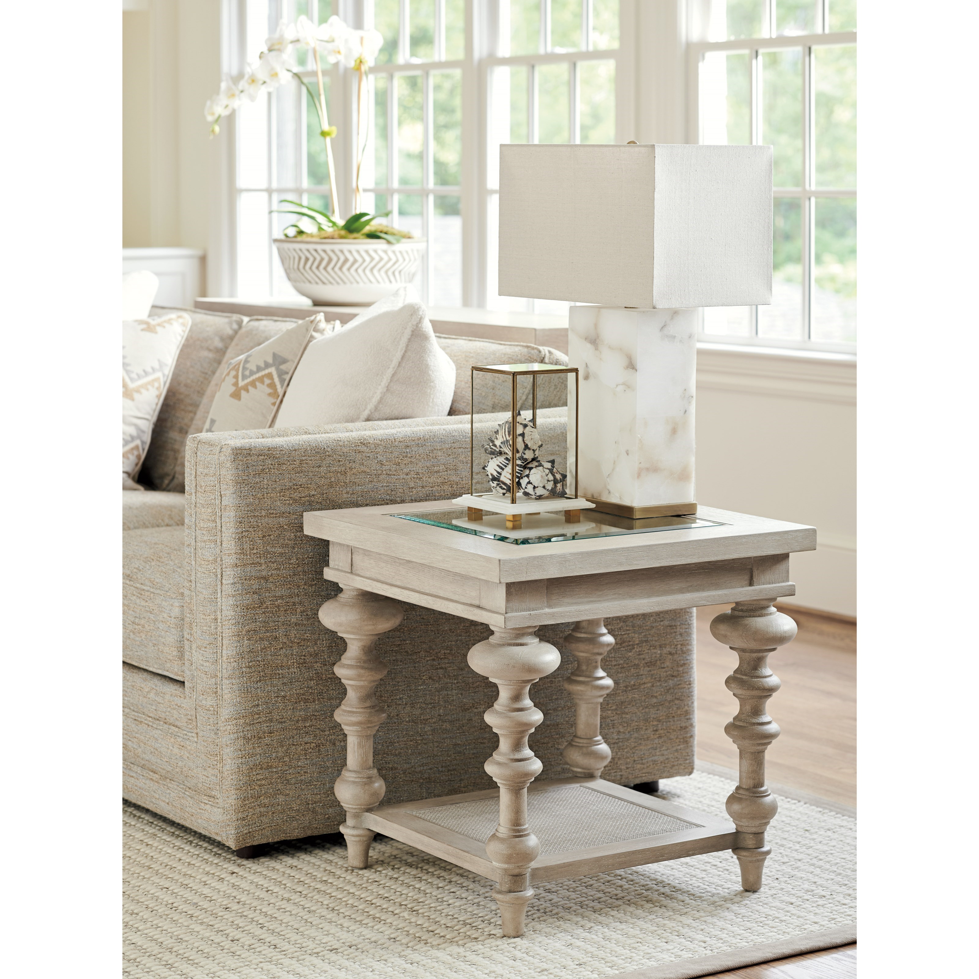 Barclay Butera Malibu Castlerock End Table