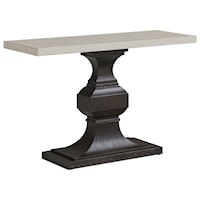Tivoli Console Table with Concrete Top