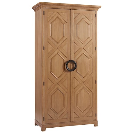 Pacific Coast Cabinet with Adjustable Shelving and Media Storage