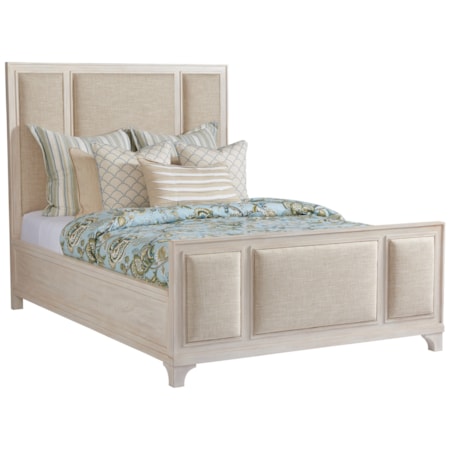 Crystal Cove Upholstered Panel Bed 5/0 Queen