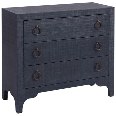 Balboa Island Raffia Hall Chest