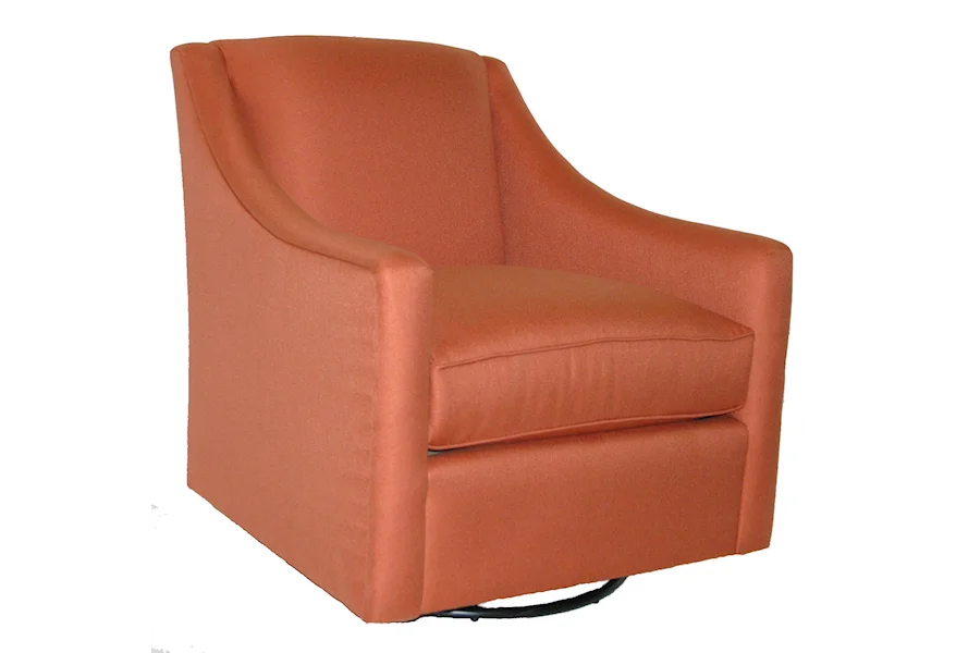 1045 Swivel Chair by Bassett at Lucas Furniture & Mattress