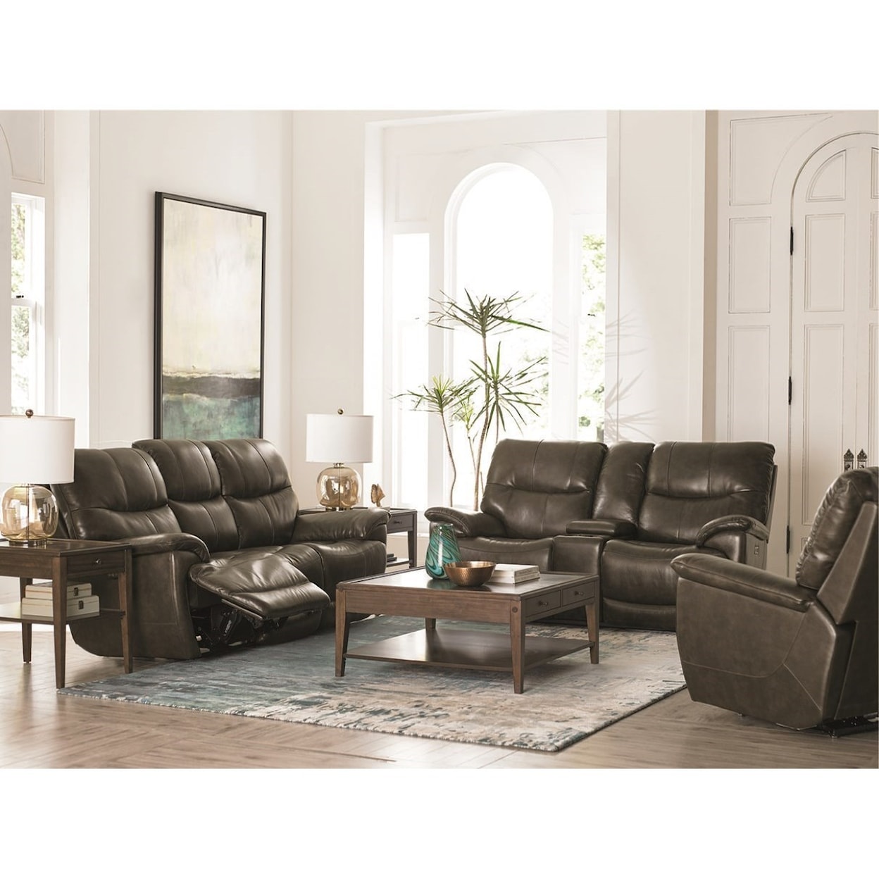 Bassett Brookville Power Reclining Sofa