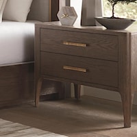 Modern Nightstand with Soft-Close Drawers