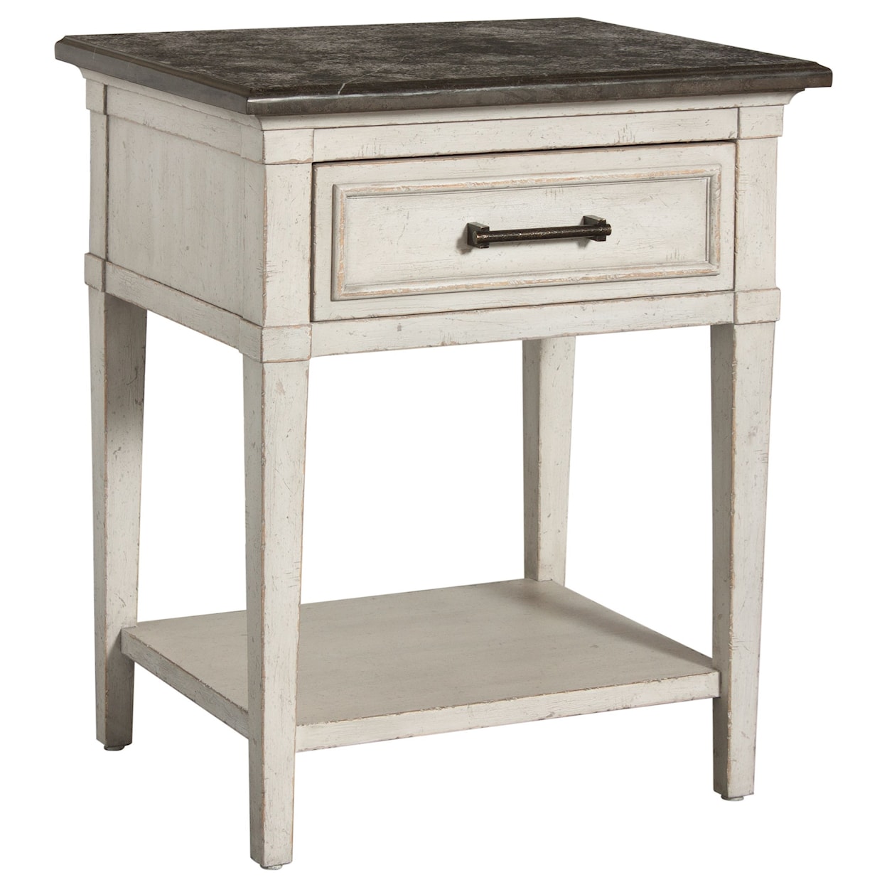 Bassett Bella Stone Top Bedside Table