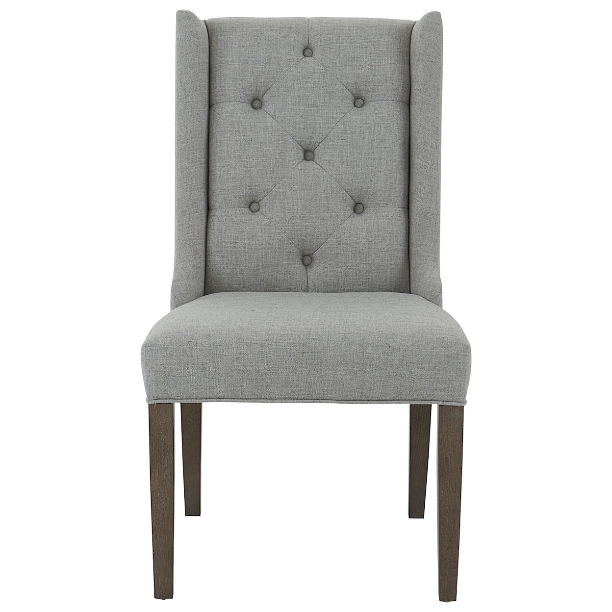 Bassett Brooke Wing Back Side Chair with Tufted Back