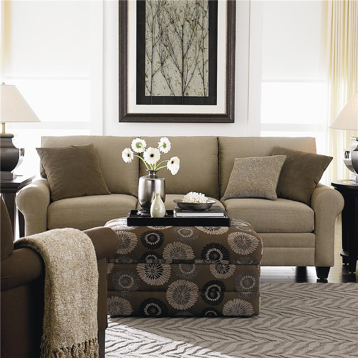 Bassett CU.2 Upholstered Stationary Sofa