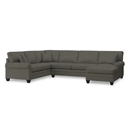 3 Piece Sectional Sofa - (LAF Corner, Armless Loveseat, RAF Chaise Lounge)