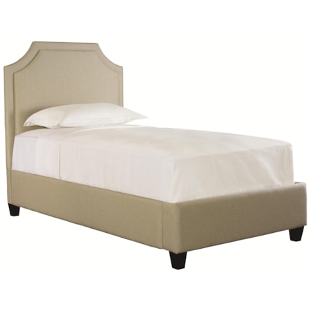 Twin Florence Upholstered Bed with Low FB
