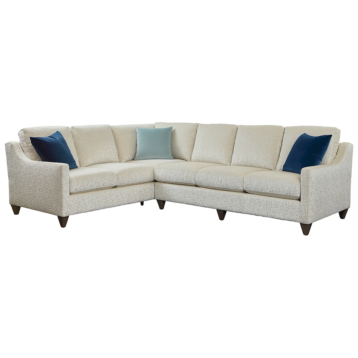 Bassett BenchMade Custom Upholstery Customizable Sectional