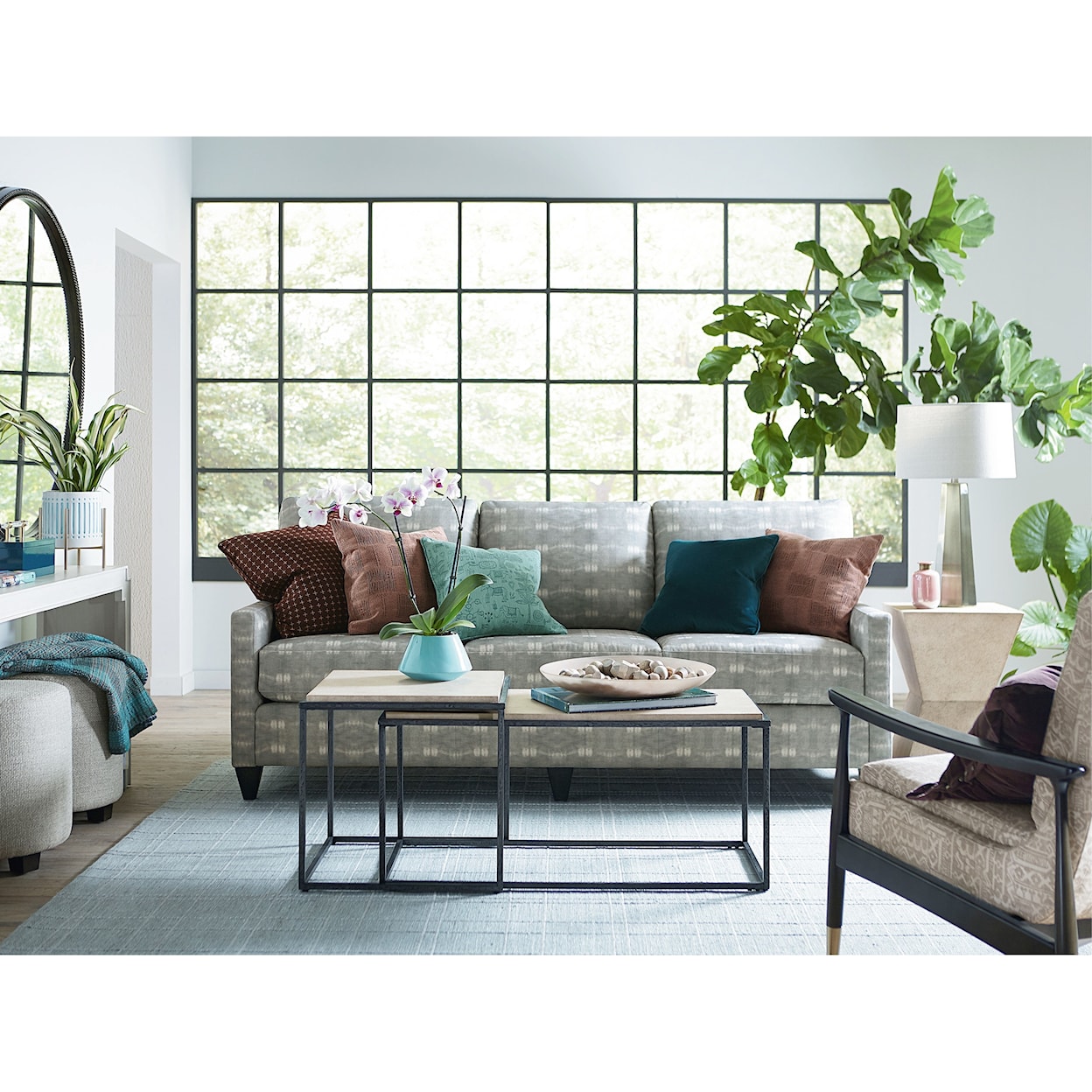 Bassett Custom Upholstery Customizable Great Room Sofa