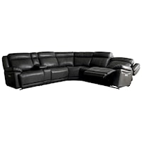 Power Reclining 6 Piece Sectional with Console