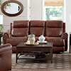 Bassett Marquee Leather Power Reclining Sofa