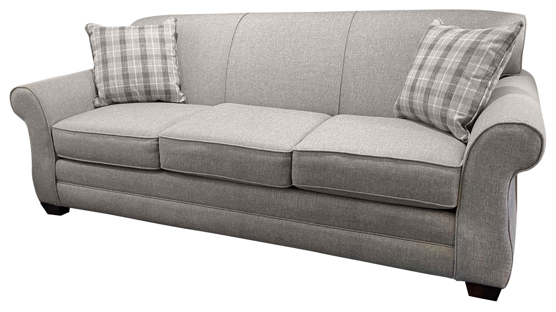 Couch with attached back cushions online