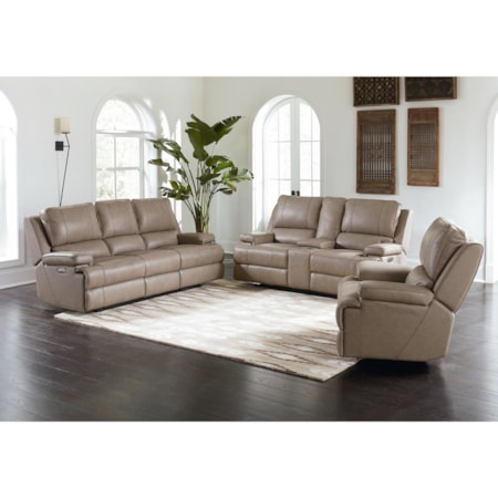 Reclining Sofa with Power Headrests