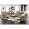 Bassett Club Level - Parsons Reclining Sofa with Power Headrests