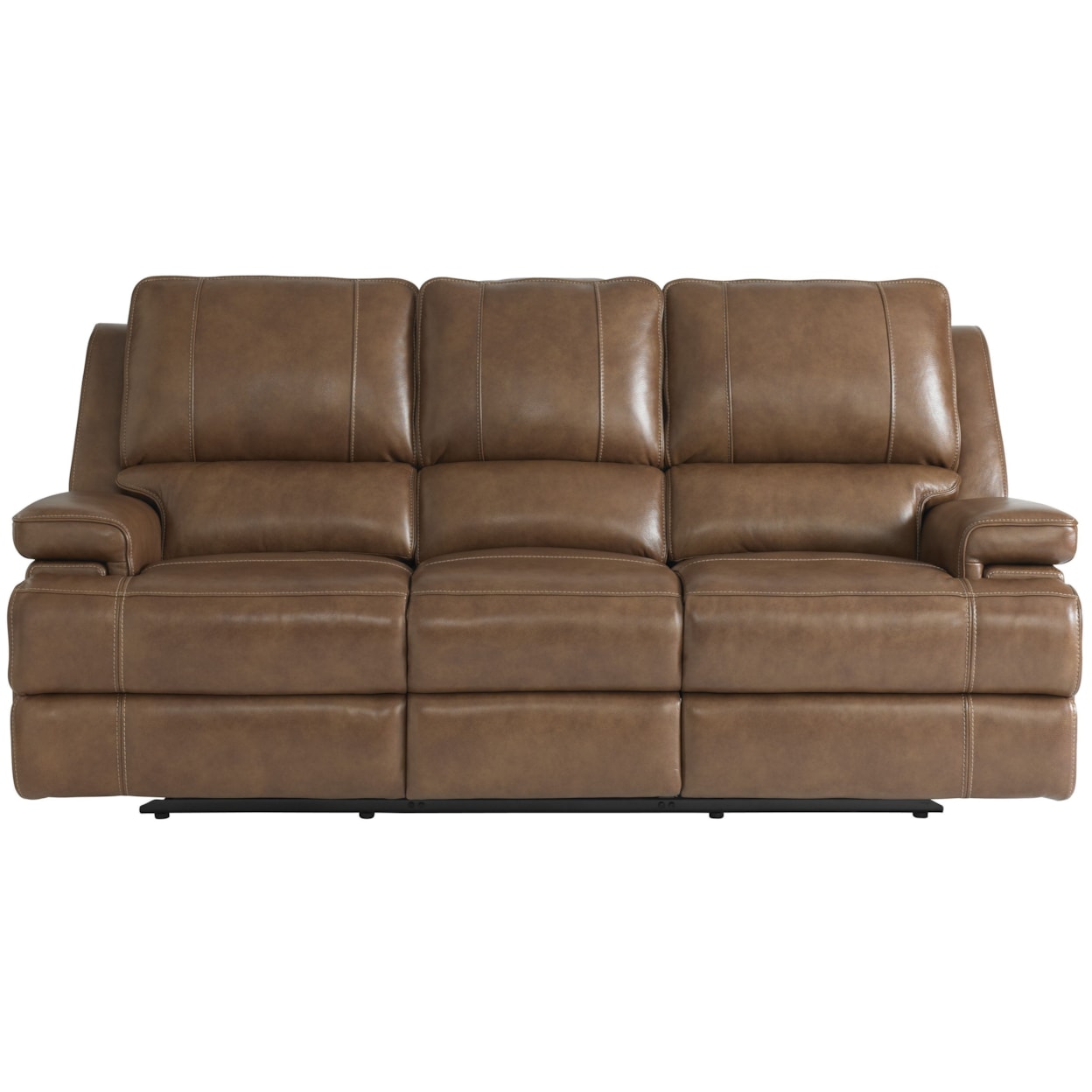 Bassett Club Level - Parsons Reclining Sofa with Power Headrests