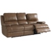 Bassett Club Level - Parsons Reclining Sofa with Power Headrests