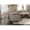 Bassett Club Level - Parsons Double Reclining Loveseat w/ Power Headrests