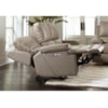 Bassett Club Level - Parsons Double Reclining Loveseat w/ Power Headrests